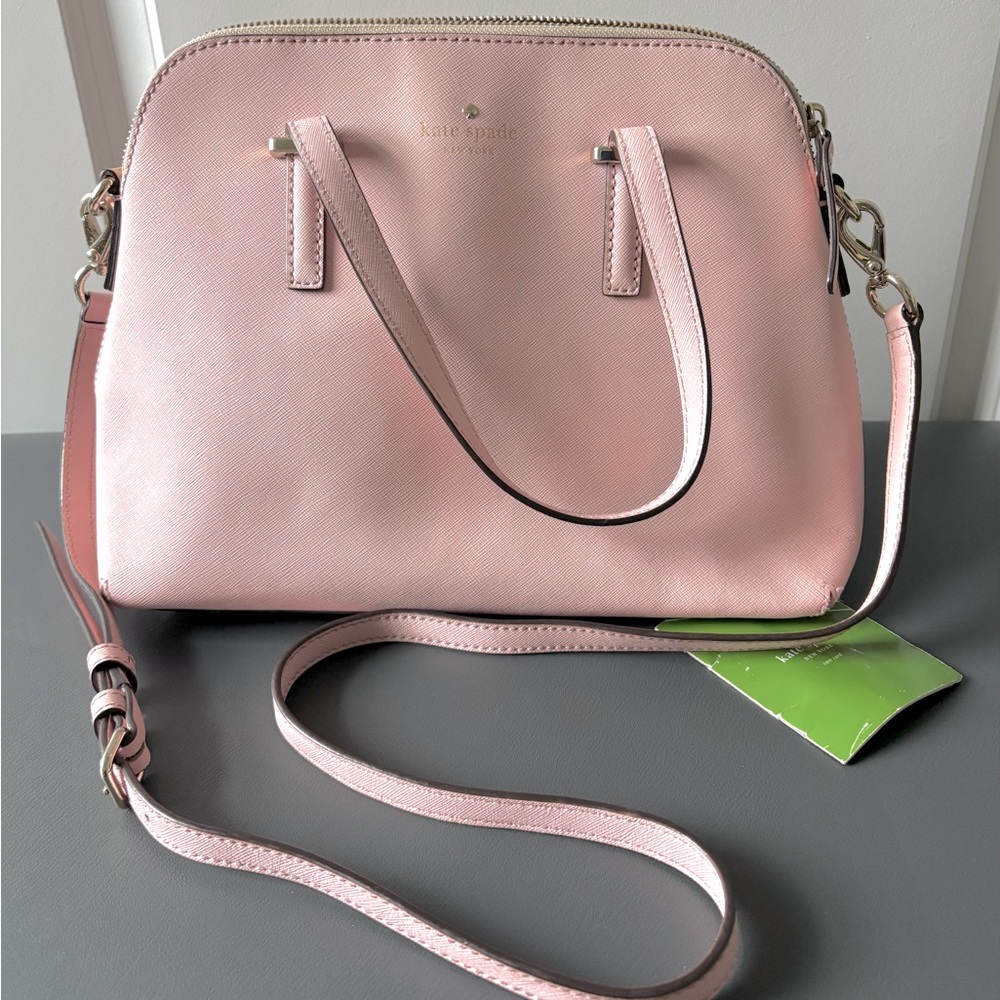 Kate Spade NY Cedar Street Maise Leather Satchel Bag - Pink ballet slipper